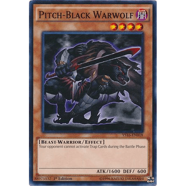 Pitch-Black Warwolf - YS16-EN018 - Common