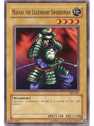 Masaki the Legendary Swordsman - SDJ-007 - Common