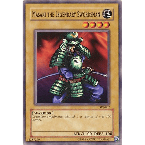 Masaki the Legendary Swordsman - SDJ-007 - Common