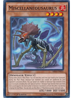 Miscellaneousaurus - SR04-EN014 - Common