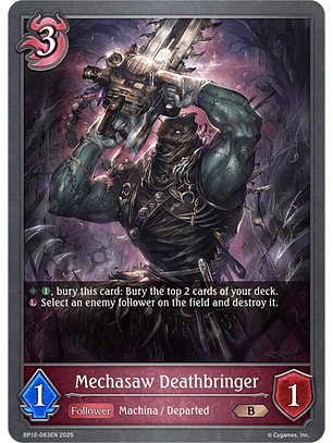 Mechasaw Deathbringer - BP12-083EN - Bronze