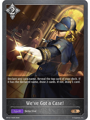We've Got a Case! - BP12-115EN - Bronze
