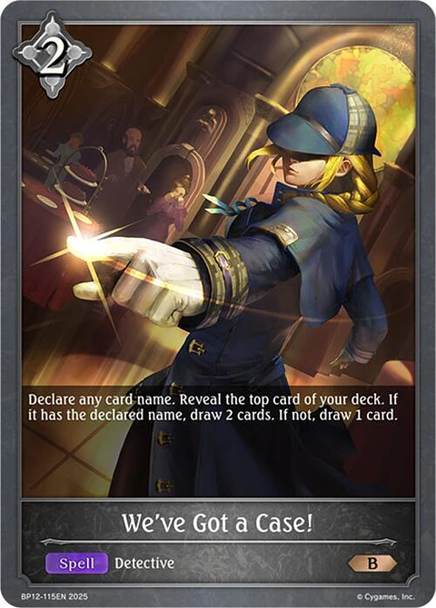 We've Got a Case! - BP12-115EN - Bronze