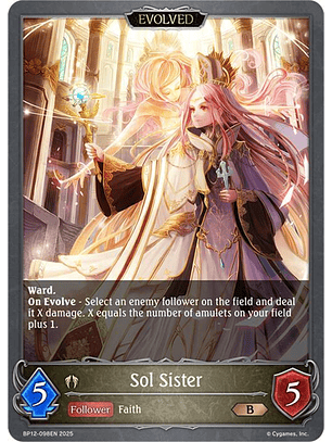 Sol Sister (Evolved) - BP12-098EN - Bronze 