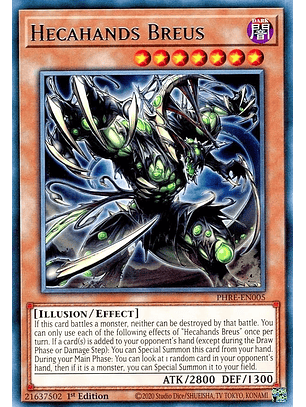 Hecahands Breus - PHRE-EN005 - Rare 