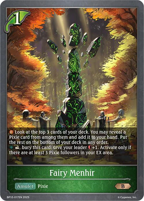 Fairy Menhir - BP12-017EN - Bronze