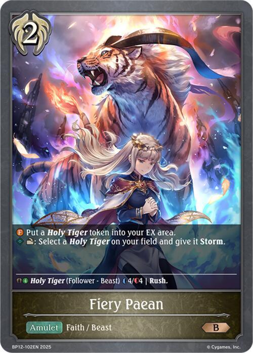 Fiery Paean - BP12-102EN - Bronze 1