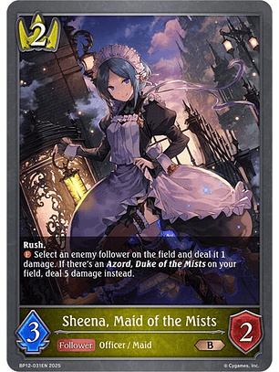 Sheena, Maid of the Mists - BP12-031EN - Bronze