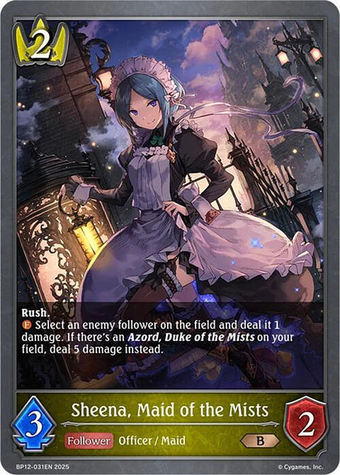 Sheena, Maid of the Mists - BP12-031EN - Bronze
