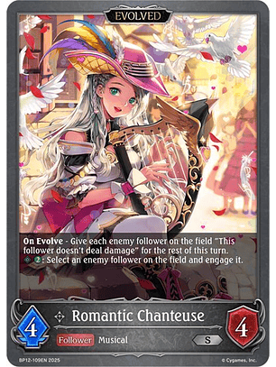 Romantic Chanteuse (Evolved) - BP12-109EN - Silver