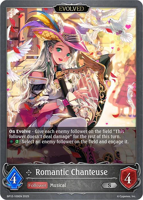 Romantic Chanteuse (Evolved) - BP12-109EN - Silver
