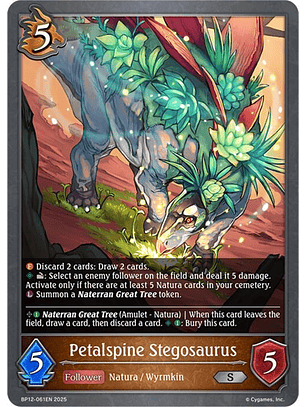 Petalspine Stegosaurus - BP12-061EN - Silver