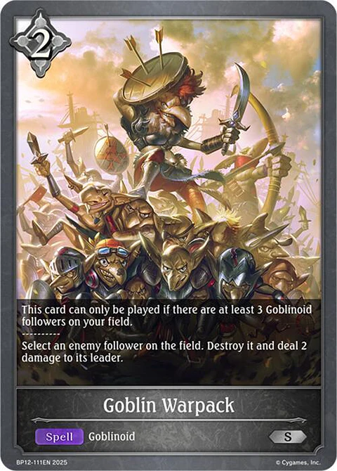 Goblin Warpack - BP12-111EN - Silver 