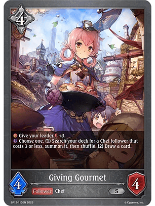 Giving Gourmet - BP12-110EN - SIlver 