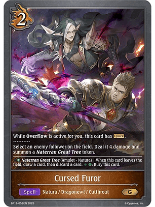 Cursed Furor - BP12-058EN - Gold