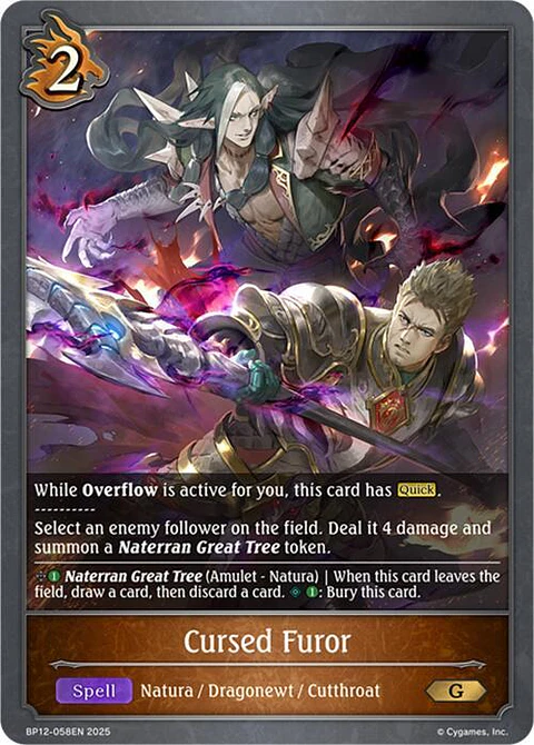 Cursed Furor - BP12-058EN - Gold
