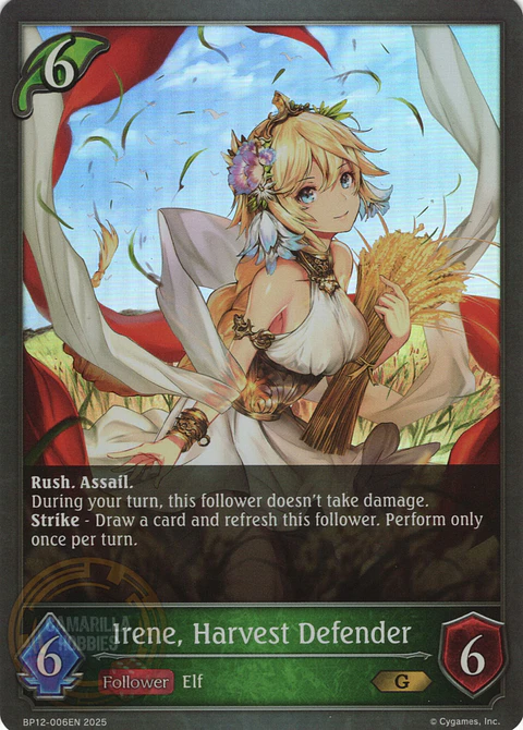 Irene, Harvest Defender - BP12-006EN - Gold