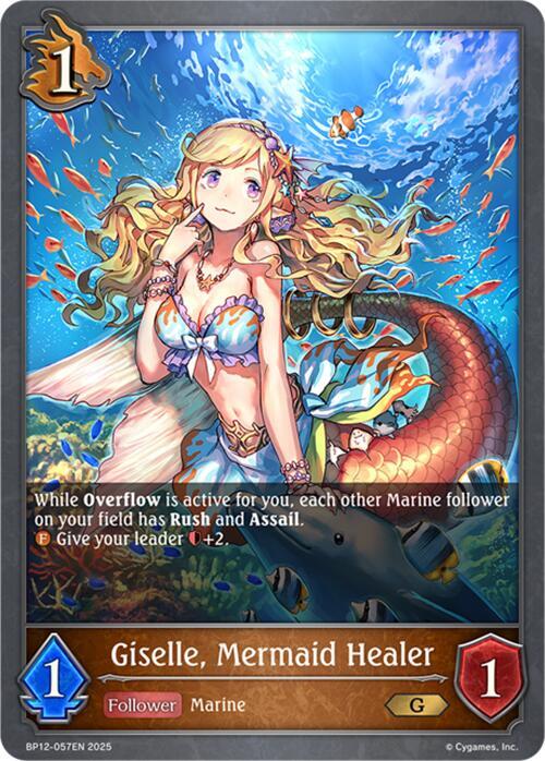 Giselle, Mermaid Healer - BP12-057EN - Gold 2