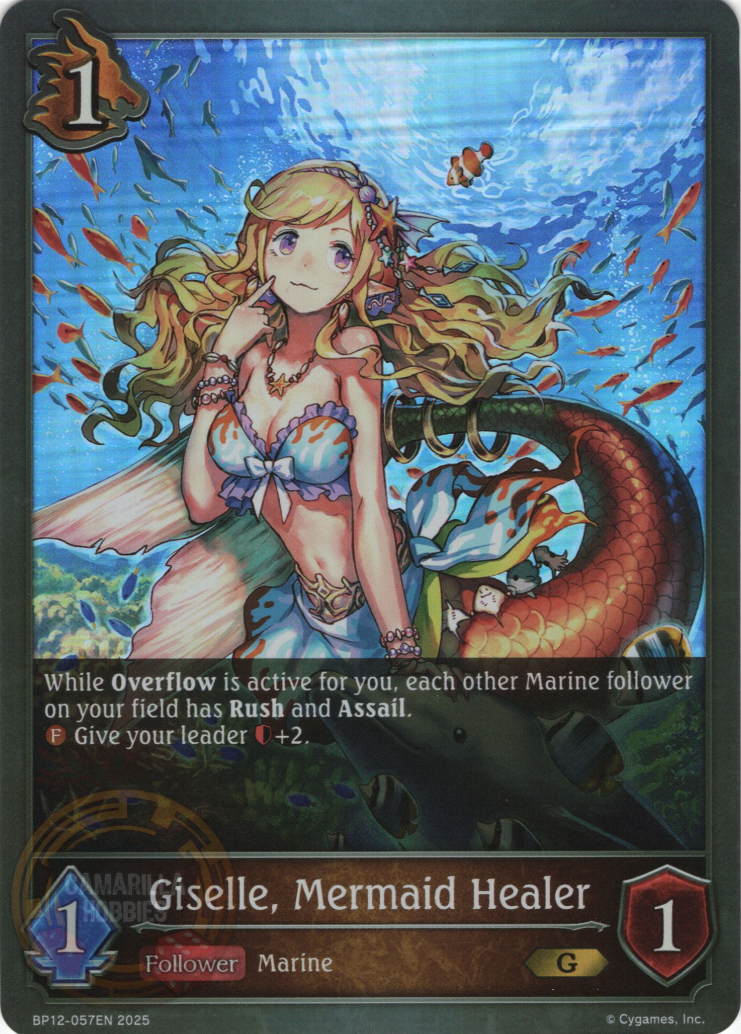 Giselle, Mermaid Healer - BP12-057EN - Gold 1