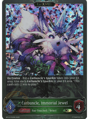 Carbuncle, Immortal Jewel (Evolved) - BP12-P02EN - Premium 