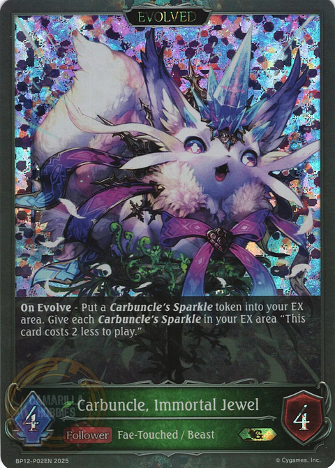 Carbuncle, Immortal Jewel (Evolved) - BP12-P02EN - Premium 