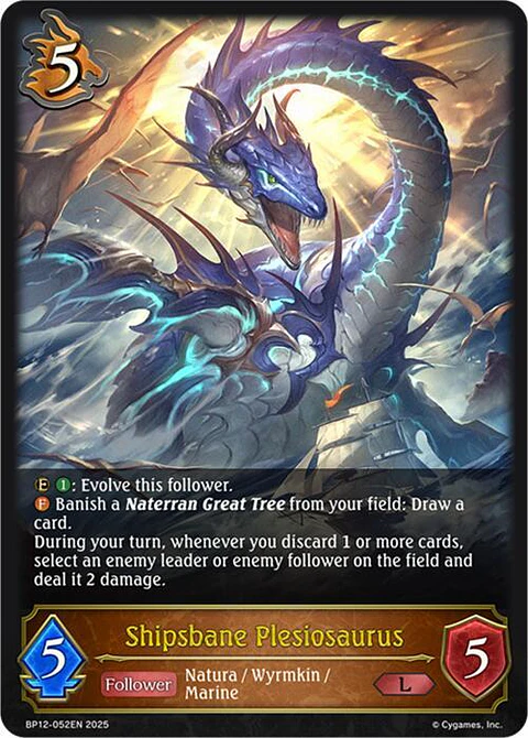 Shipsbane Plesiosaurus - BP12-052EN - Legendary 