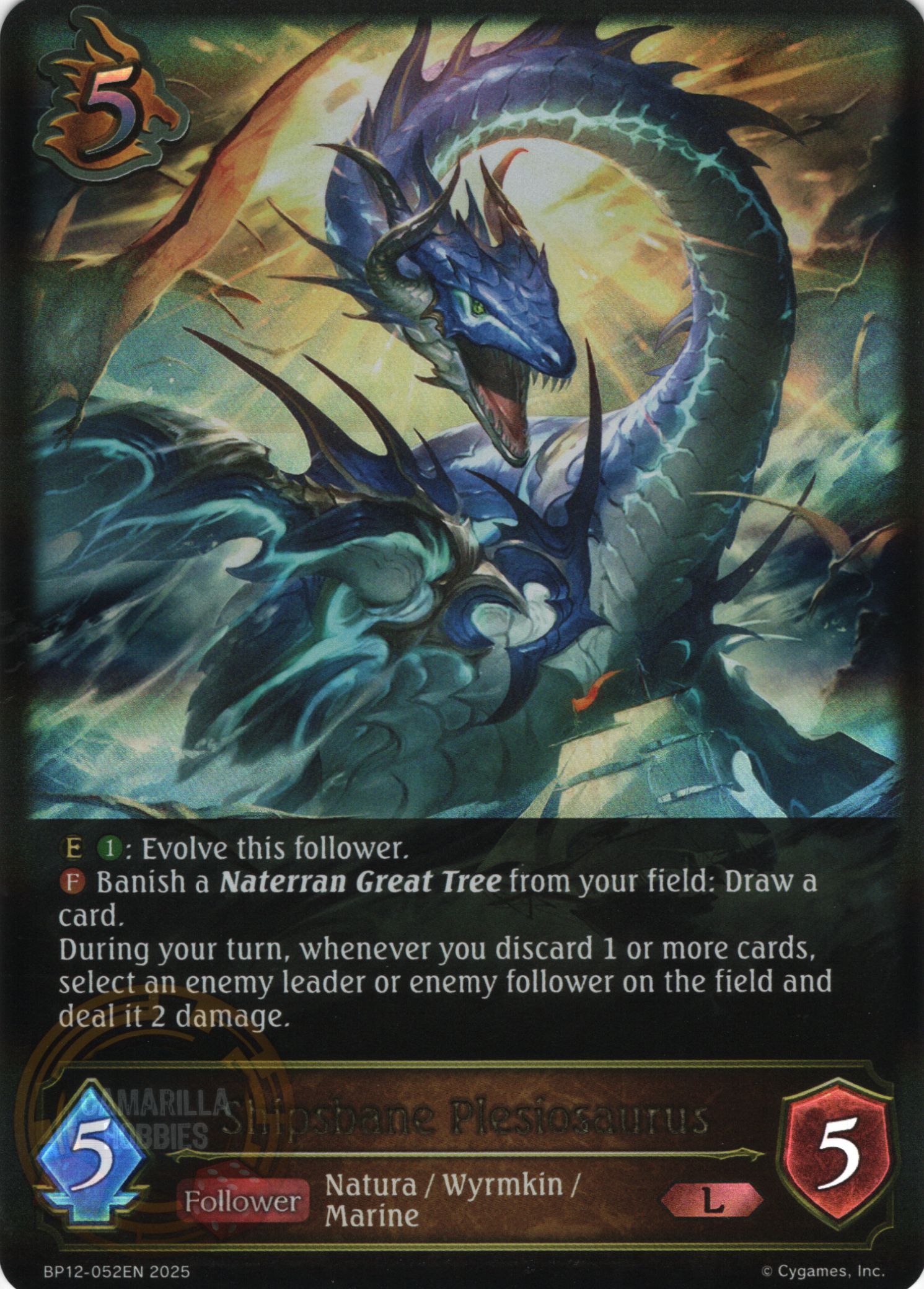 Shipsbane Plesiosaurus - BP12-052EN - Legendary  2