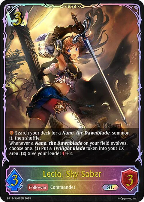 Lecia, Sky Saber - BP12-SL07EN - Super Legendary 