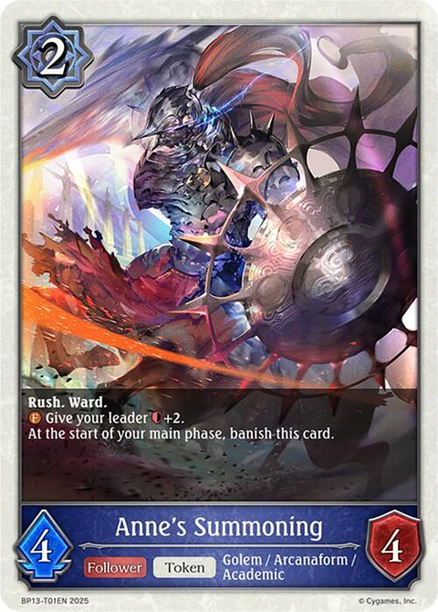 Anne's Summoning - BP13-T01EN - Token 