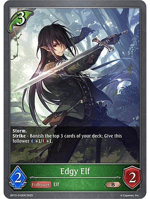 Edgy Elf - BP13-015EN - Bronze