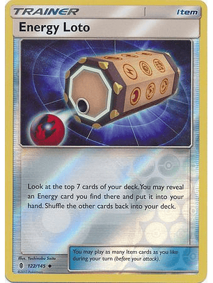 Energy Loto - 122/145 - Uncommon Reverse Holo