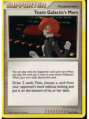 Team Galactic's Mars - 126/132 - Uncommon