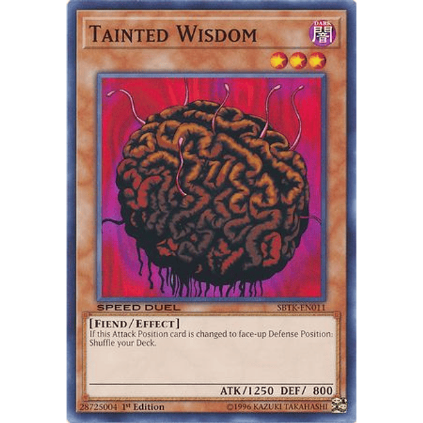 Tainted Wisdom - SBTK-EN011 - Common 