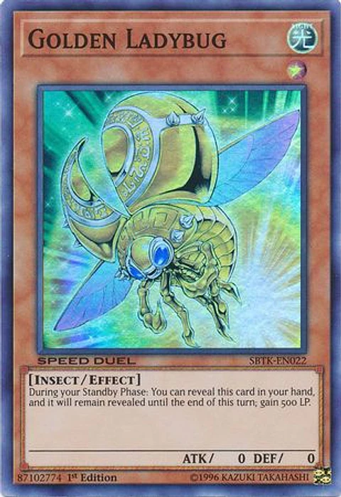 Golden Ladybug - SBTK-EN022 - Super Rare