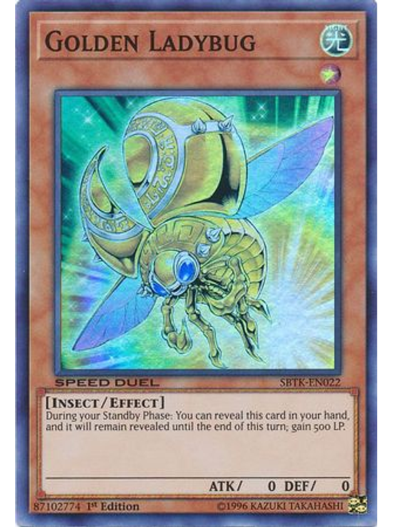 Golden Ladybug - SBTK-EN022 - Super Rare