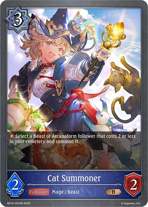 Cat Summoner - BP13-051EN - Bronze