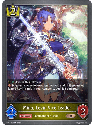 Mina, Levin Vice Leader - BP13-030EN - Bronze
