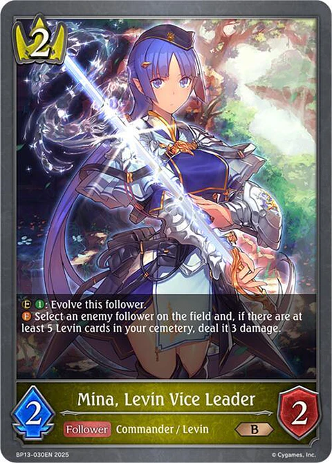 Mina, Levin Vice Leader - BP13-030EN - Bronze
