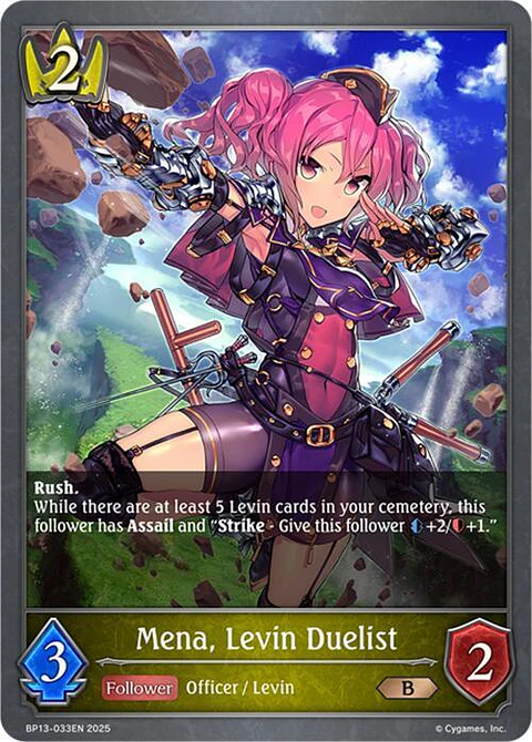 Mena, Levin Duelist - BP13-033EN - Bronze