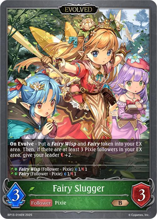 Fairy Slugger (Evolved) - BP13-014EN - Bronze 1