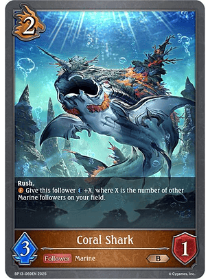 Coral Shark - BP13-069EN - Bronze