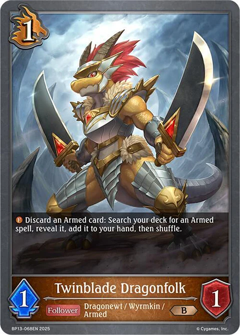 Twinblade Dragonfolk - BP13-068EN - Bronze