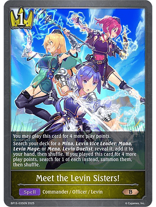 Meet the Levin Sisters! - BP13-035EN - Bronze 