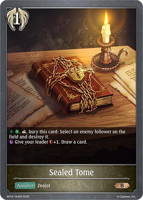 Sealed Tome - BP13-104EN - Bronze