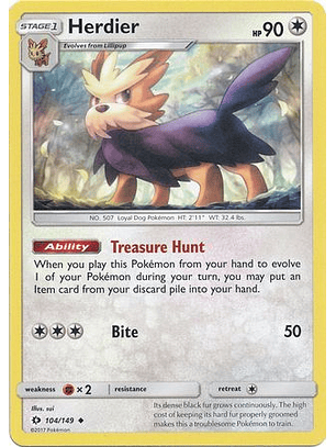 Herdier - 104/149 - Uncommon
