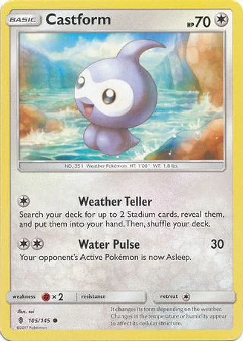 Castform - 105/145 - Common