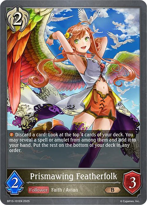 Prismawing Featherfolk - BP13-101EN - Bronze
