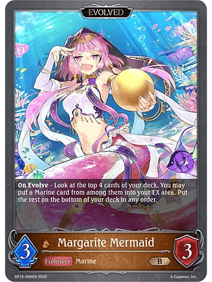 Margarite Mermaid (Evolved) - BP13-066EN - Bronze