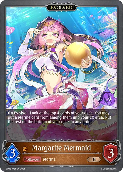 Margarite Mermaid (Evolved) - BP13-066EN - Bronze