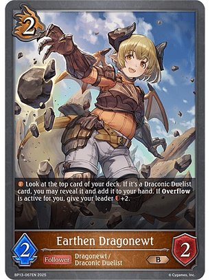 Earthen Dragonewt - BP13-067EN - Bronze